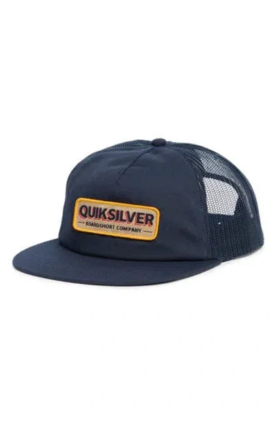 Quiksilver Ray Horizons Trucker Hat In Navy