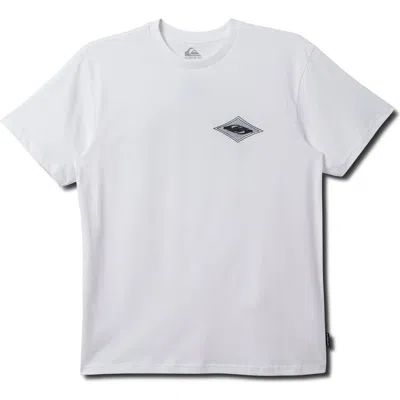 Quiksilver Reflect Graphic T-shirt In White