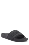 Quiksilver Rivi Wordmark Slide Sandal In Black/black