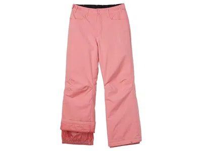 Quiksilver Roxy Backyard Pant (big Kids) Girl's Workout Peach Blossom : Lg (7 Little Kid), Polyester In Pink