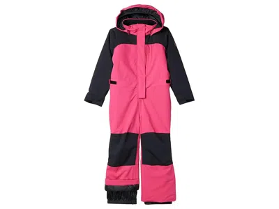 Quiksilver Roxy Snow Suit (toddler/little Kids) Girl's Workout Raspberry Sorbet : Lg (7 Little Kid), Polyester In Pink