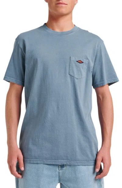 Quiksilver Saltwater Cotton Pocket T-shirt In Blue