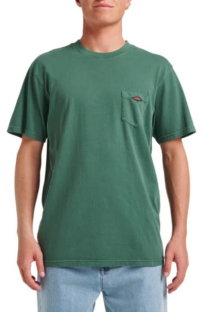 Quiksilver Saltwater Cotton Pocket T-shirt In Green