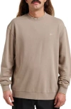 Quiksilver Men's Saltwater Crew Sweatshirt In Brown