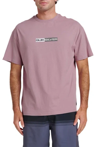 Quiksilver Saturn Tech Graphic T-shirt In Pink