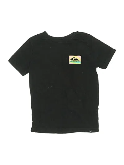 Pre-owned Quiksilver Kids' Short Sleeve T-shirt In Black