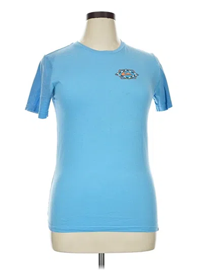 Pre-owned Quiksilver Short Sleeve T-shirt In Blue