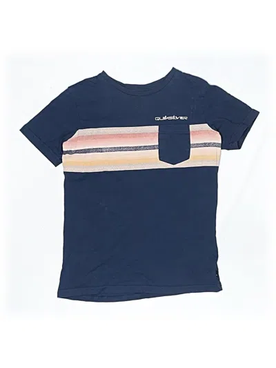 Pre-owned Quiksilver Kids' Short Sleeve T-shirt In Blue