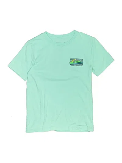 Pre-owned Quiksilver Kids' Short Sleeve T-shirt In Green