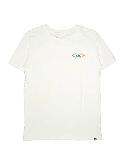 Pre-owned Quiksilver Kids' Short Sleeve T-shirt In Ivory