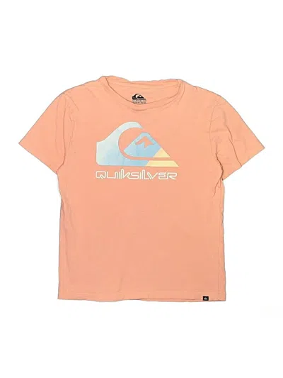 Pre-owned Quiksilver Kids' Short Sleeve T-shirt In Orange
