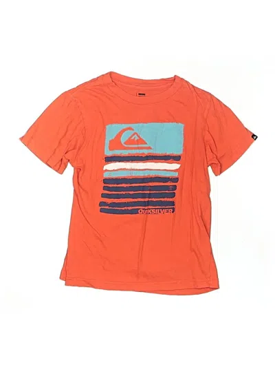 Pre-owned Quiksilver Kids' Short Sleeve T-shirt In Orange