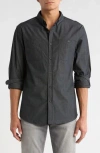 Quiksilver Smoke Valley Button Up Shirt In Black
