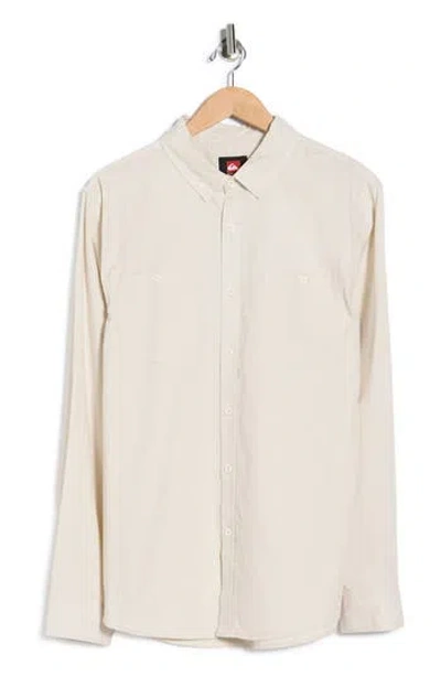 Quiksilver Smoke Valley Button Up Shirt In Neutral