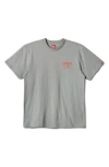 Quiksilver Smooth Move Graphic T-shirt In Smoked Grey