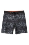 Quiksilver Stacked 19 Swim Trunks In Black