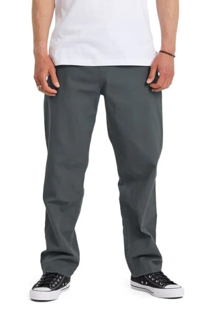 Quiksilver Stretch Canvas Beach Pants In Green