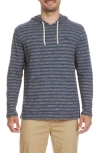 Quiksilver Stripe Slub Hoodie In Multi