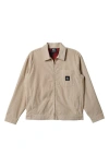 Quiksilver Surf Harrington Corduroy Work Jacket In Brown