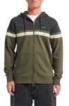 Quiksilver Surf Zip Hoodie In Green