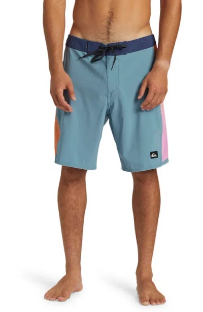 Quiksilver Surfsilk Arch Board Shorts In Cadet Gray