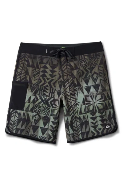 Quiksilver Surfsilk Hawaii Fade Board Shorts In Aloe