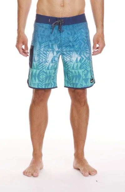 Quiksilver Surfsilk Hawaii Fade Board Shorts In Island Waters