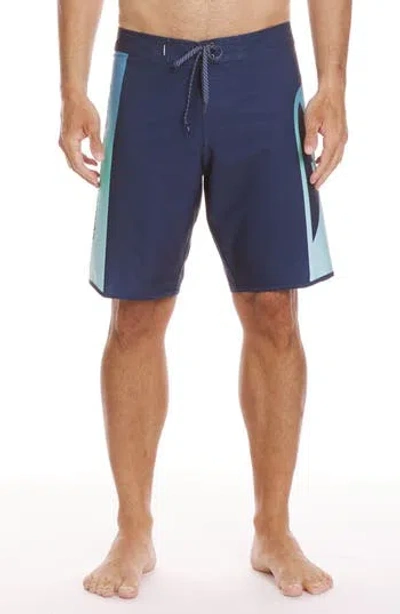 Quiksilver Surfsilk Holmes 20 Swim Trunks In Blue