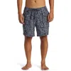 Quiksilver Surfsilk Mix Swim Trunks In Urchin- Black