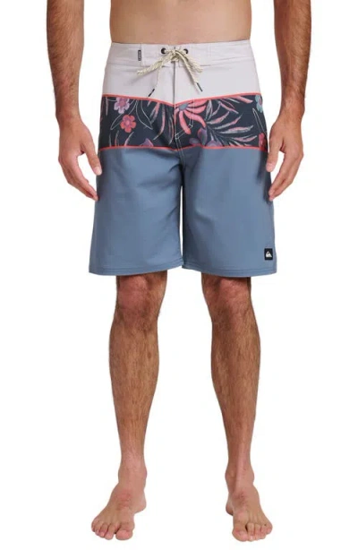 Quiksilver Surfsilk Panel 20 Board Shorts In Blue