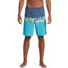 Quiksilver Surfsilk Panel 20 Board Shorts In Blue
