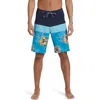 Quiksilver Surfsilk Panel 20 Board Shorts In Estate Blue Print