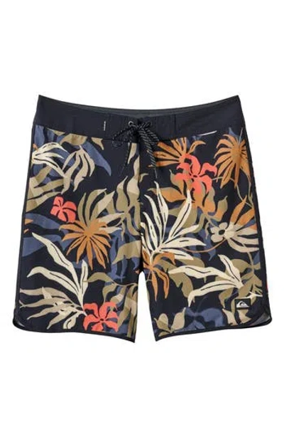 Quiksilver Surfsilk Scallop Board Shorts In Multi