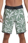 Quiksilver Surfsilk Scallop Board Shorts In Sea Spray Prnt 4
