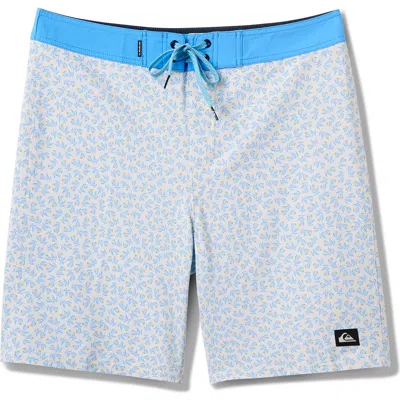Quiksilver Surfsilk Straight Leg Board Shorts In Blue