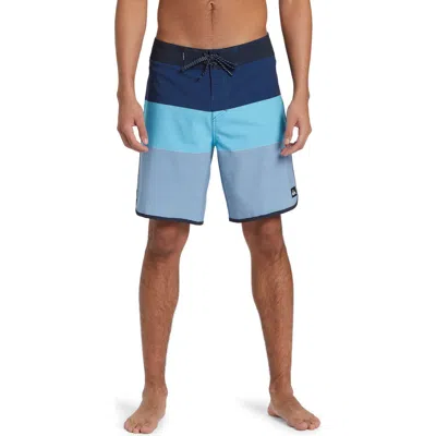 Quiksilver Surfsilk Tijuana Board Shorts In Crystal Seas Prnt 4