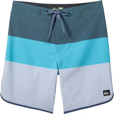 Quiksilver Surfsilk Tijuana Board Shorts In Crystal Seas Prnt 4