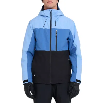 Quiksilver Sycamore Waterproof Snow Jacket In Blue