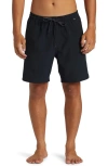 Quiksilver Men's Taxer Amphibian Shorts In True Black