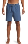Quiksilver Taxer Amphibian 18 Water Repellent Recycled Polyester Board Shorts In Vintage Indigo Venture Os Cord