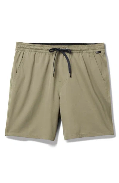 Quiksilver Taxer Amphibian Shorts In Brown
