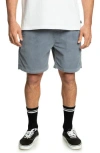 Quiksilver Taxer Corduroy Drawstring Shorts In Blue