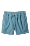 Quiksilver Taxer Corduroy Drawstring Shorts In Blue Shadow