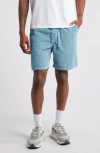 Quiksilver Taxer Drawstring Shorts In Blue Shadow