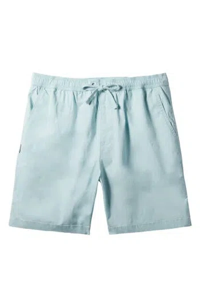 Quiksilver Taxer Stretch Drawstring Shorts In Cloud Blue