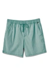 Quiksilver Taxer Stretch Drawstring Shorts In Jade Grey