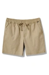 Quiksilver Taxer Stretch Drawstring Shorts In Twill
