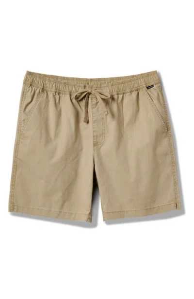 Quiksilver Taxer Stretch Drawstring Shorts In Twill