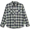 Quiksilver Terrace Ombre Check Stretch Flannel Button-up Shirt In Multi