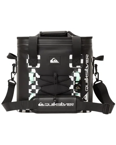 Quiksilver The Shoreline Collection Checkered Box Cooler In Black